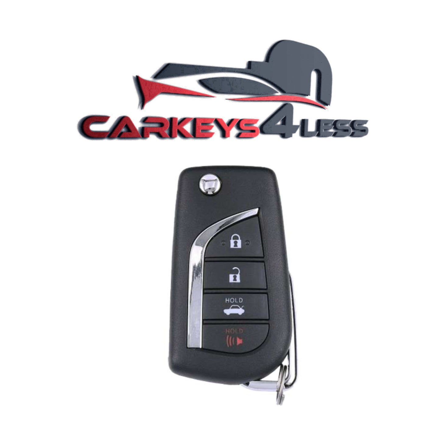 2018-2022 Toyota Camry / 4-Button Flip Key / PN: 89070-06790 / HYQ12BFB (H Chip) (AFTERMARKET)