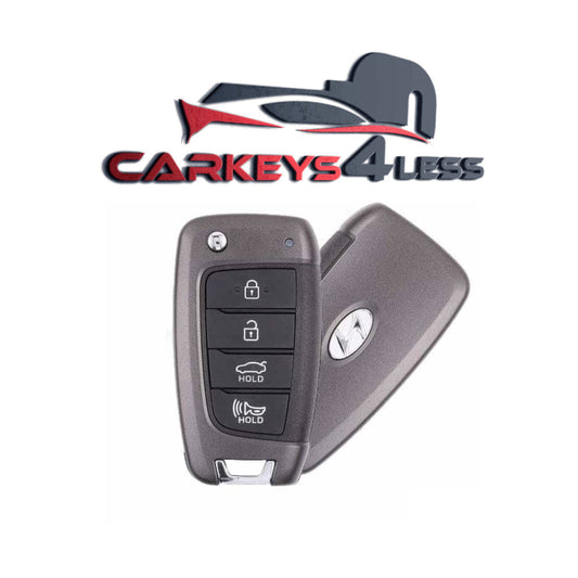 2018-2021 Hyundai Accent / 4-Button Flip Key / PN: 95430-J0700 / NYOSYEC4TX1707 (HC 4BT) (OEM Refurb)