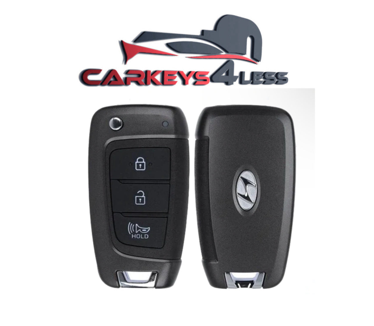 2018-2022 Hyundai Santa Fe / 3-Button Flip Key Remote / PN: 95430-S2300 / TQ8-RKE-4F41 (OEM Refurb)