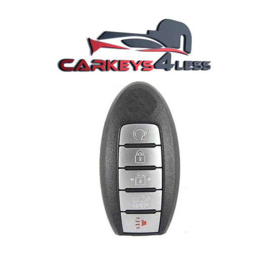 2017-2020 Nissan Rogue / 5-Button Smart Key / PN: 285E3-6FL7A / S180144110 / KR5S180144106 (AFTERMARKET)