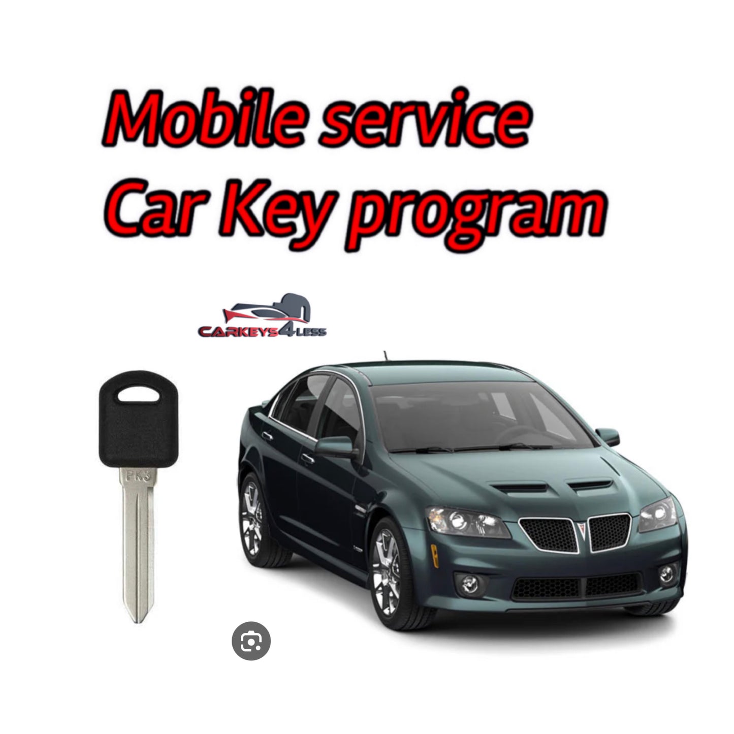 Mobile service foar a car key replacement