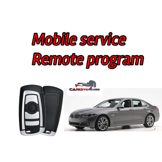 Mobile service for an aftermarket bmw remote replacement and program