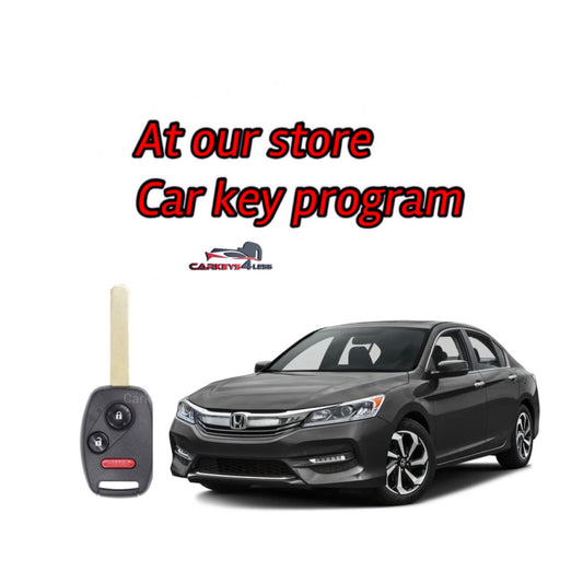 At our store car key replacement for honda