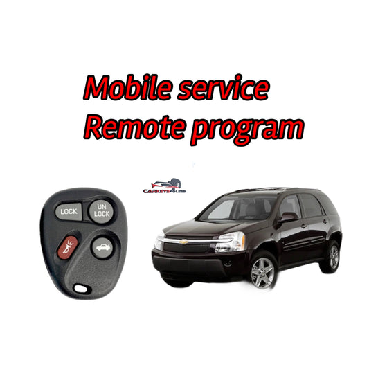 Mobile service for gm aftermarket remote replacement