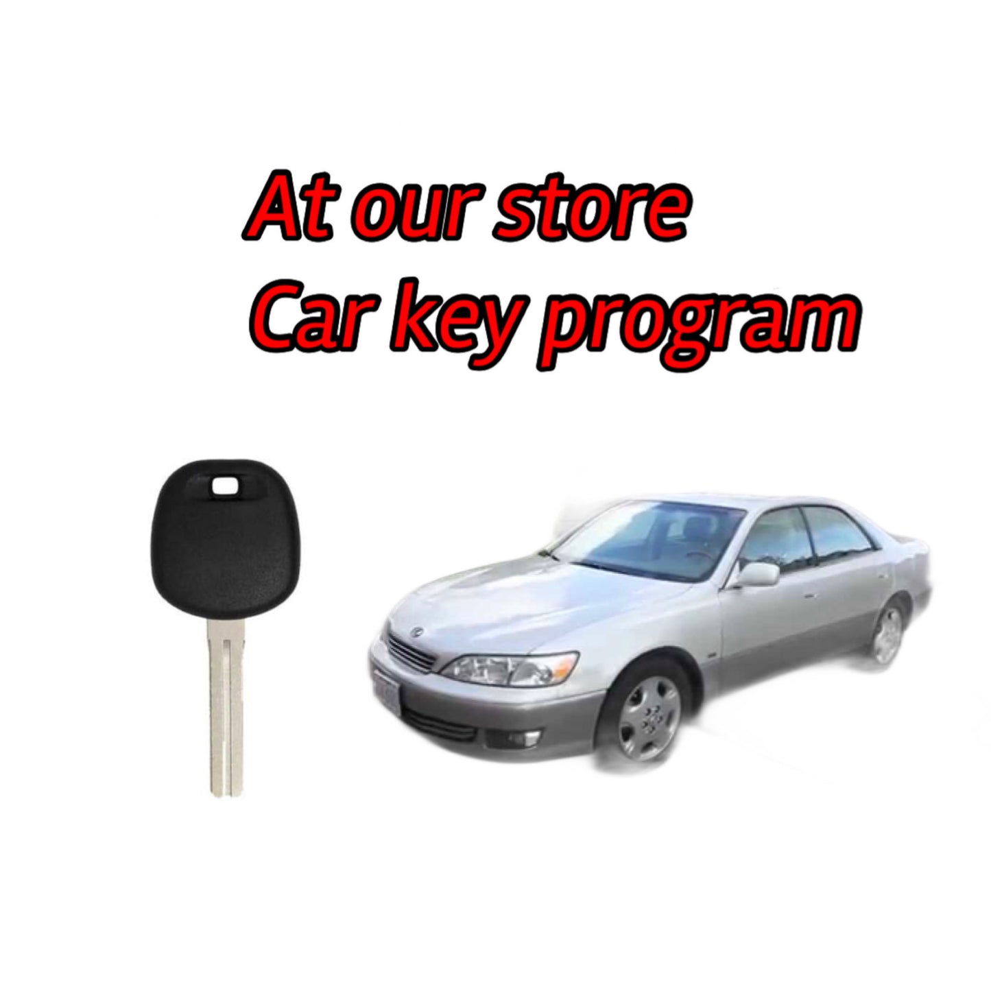 At our store car key replacement for lexus