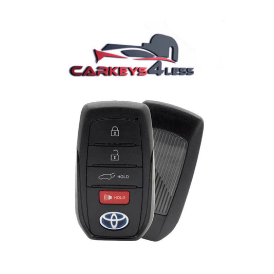 2021-2021 Toyota Venza / 4-Button Smart Key / PN: 8990H-48050 / HYQ14FBX (Blue Hybrid Logo) (OEM)