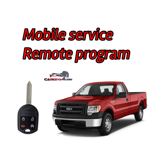 Mobile service for an aftermarket car key replacement