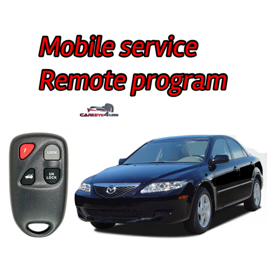 Mobile service for an aftermarket mazda remote replacement