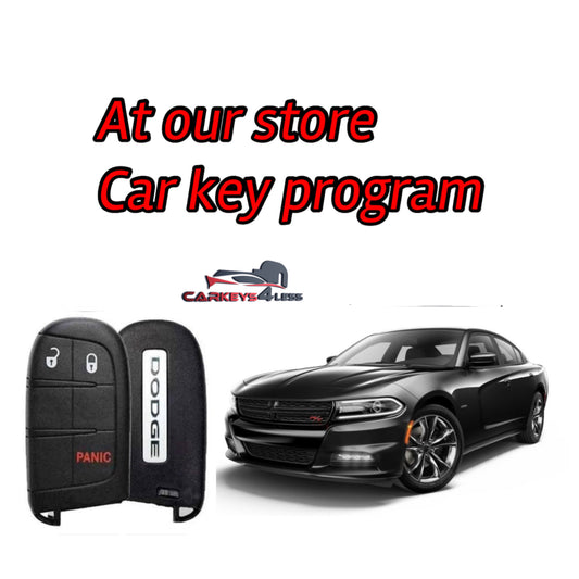 At our store oem refurbished car key replacement for dodge