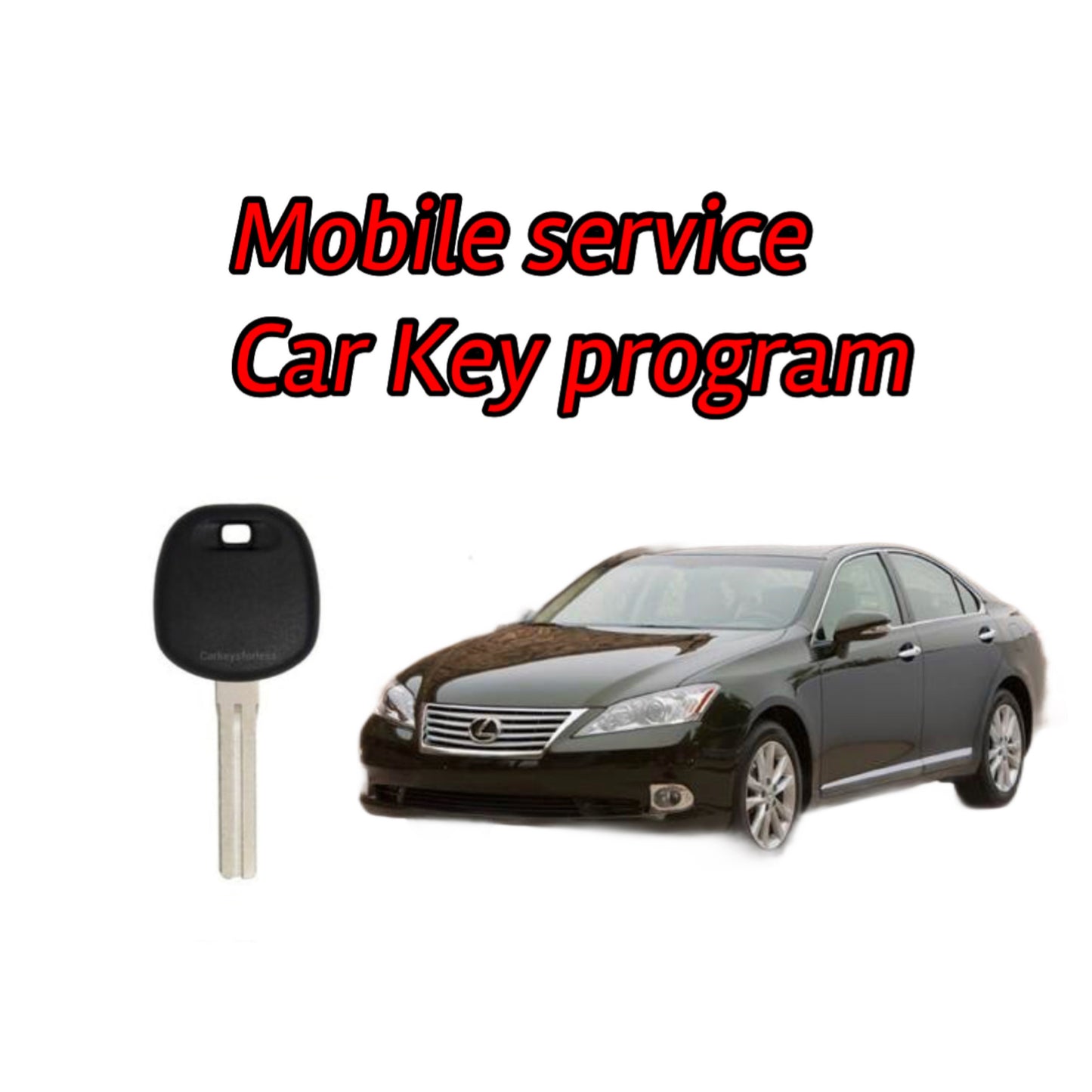 Mobiele diens vir Lexus alle sleutels verloor of spaar motorsleutel programmering