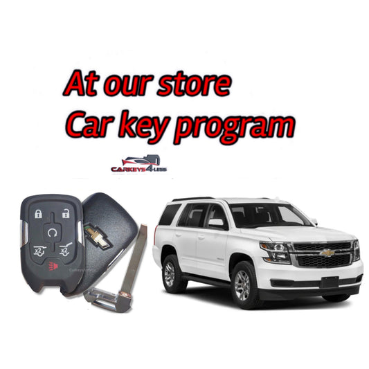 At our store car key replacement for chevy tahoe