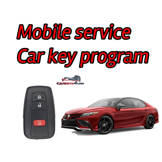 Mobile service for a new oem  toyota car key replacement