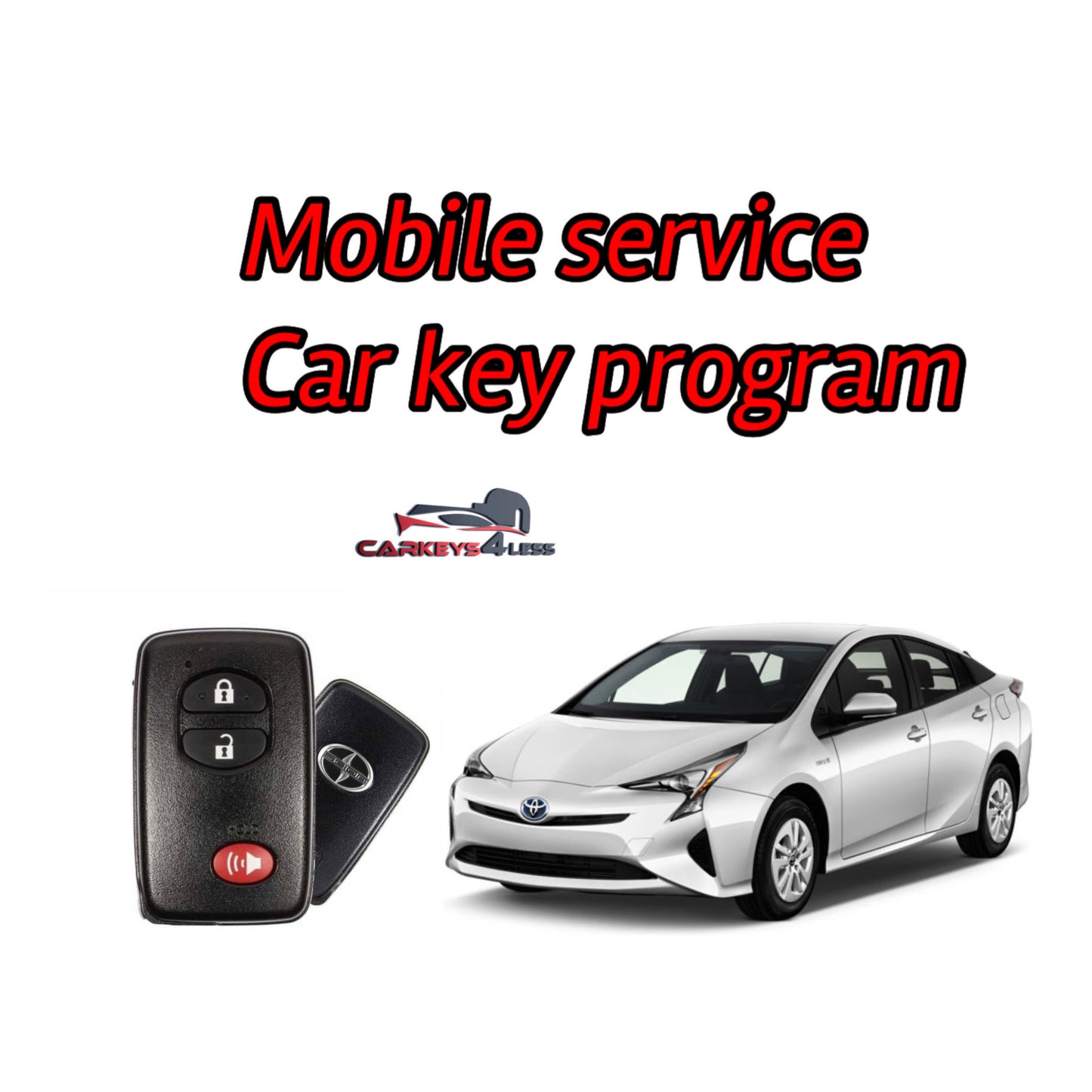 Mobile service for oem refurbished scion car key replacement