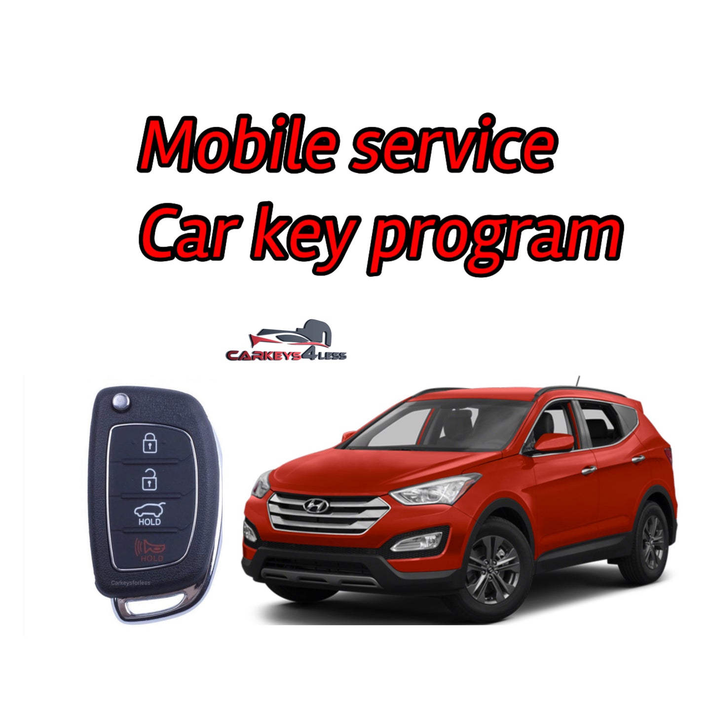 Mobile service car key program for Hyundai