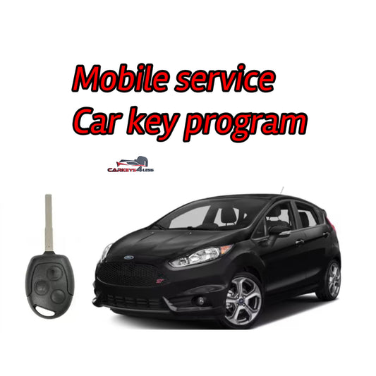 Mobile service for an aftermarket ford key replacement