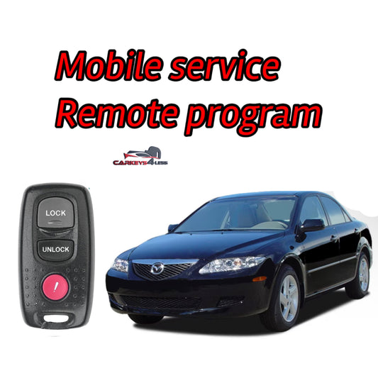 Mobile service for an aftermarket mazda remote replacement