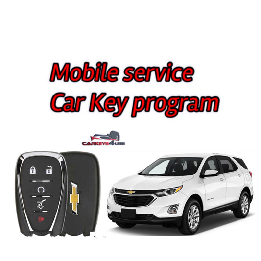 Mobile service oem refurbished car key replacement for Chevrolet