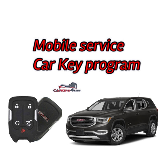 Mobile service for a gmc oem car key replacement