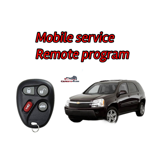 Mobile service for a Gm aftermarket remote and program