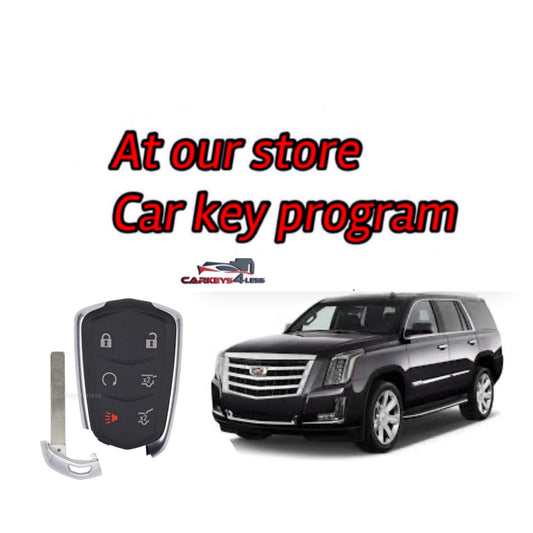 At our store car key replacement for Cadillac Escalade