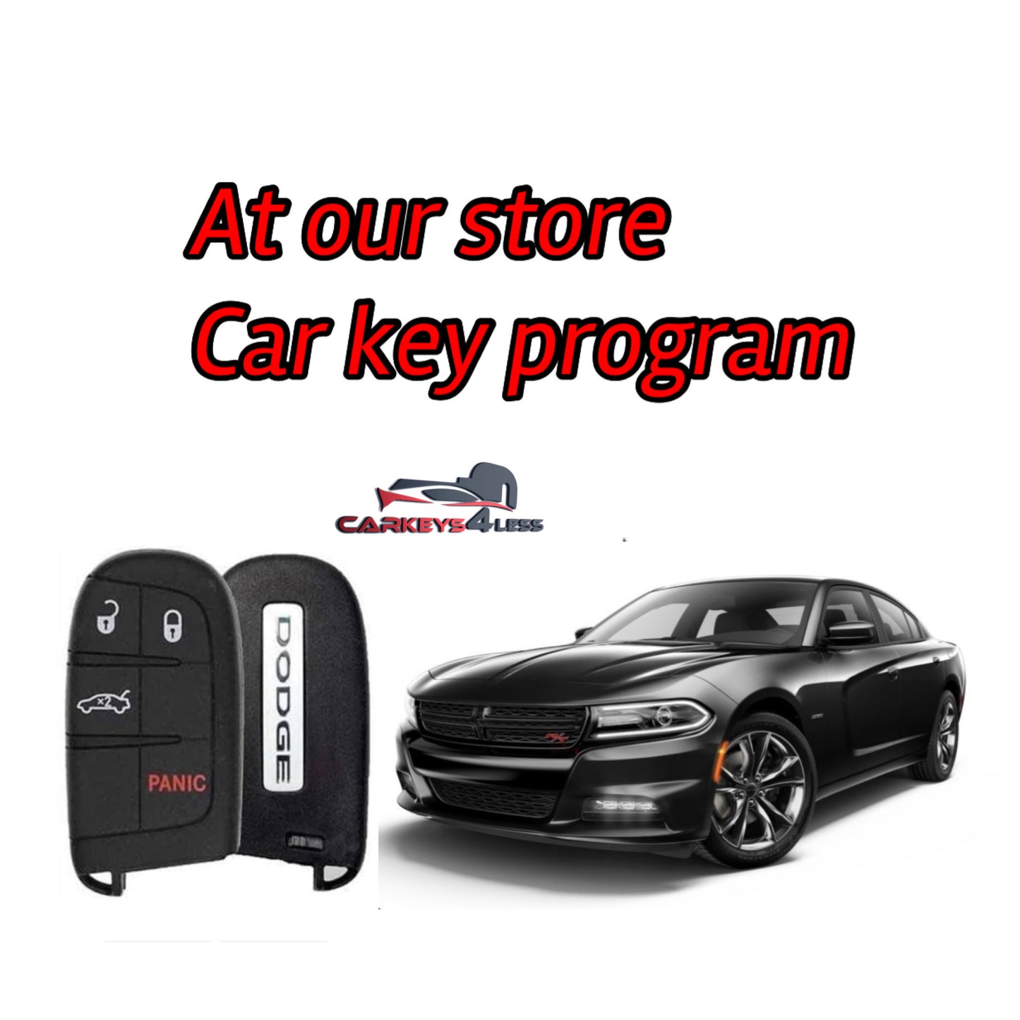 At our store oem refurbished car key replacement for dodge