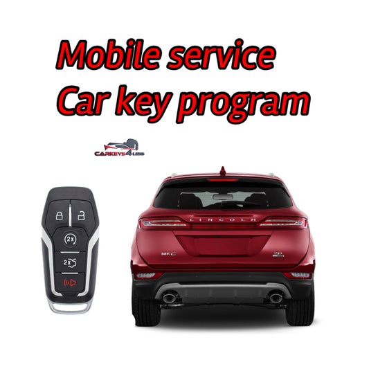 Mobile service for an aftermarket Lincoln smart key replacement