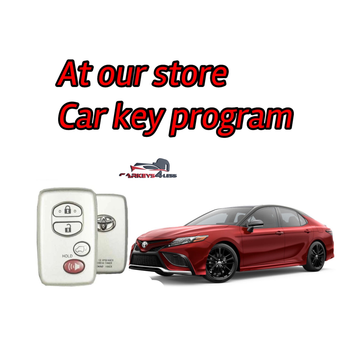 At our store oem refurbished car key replacement