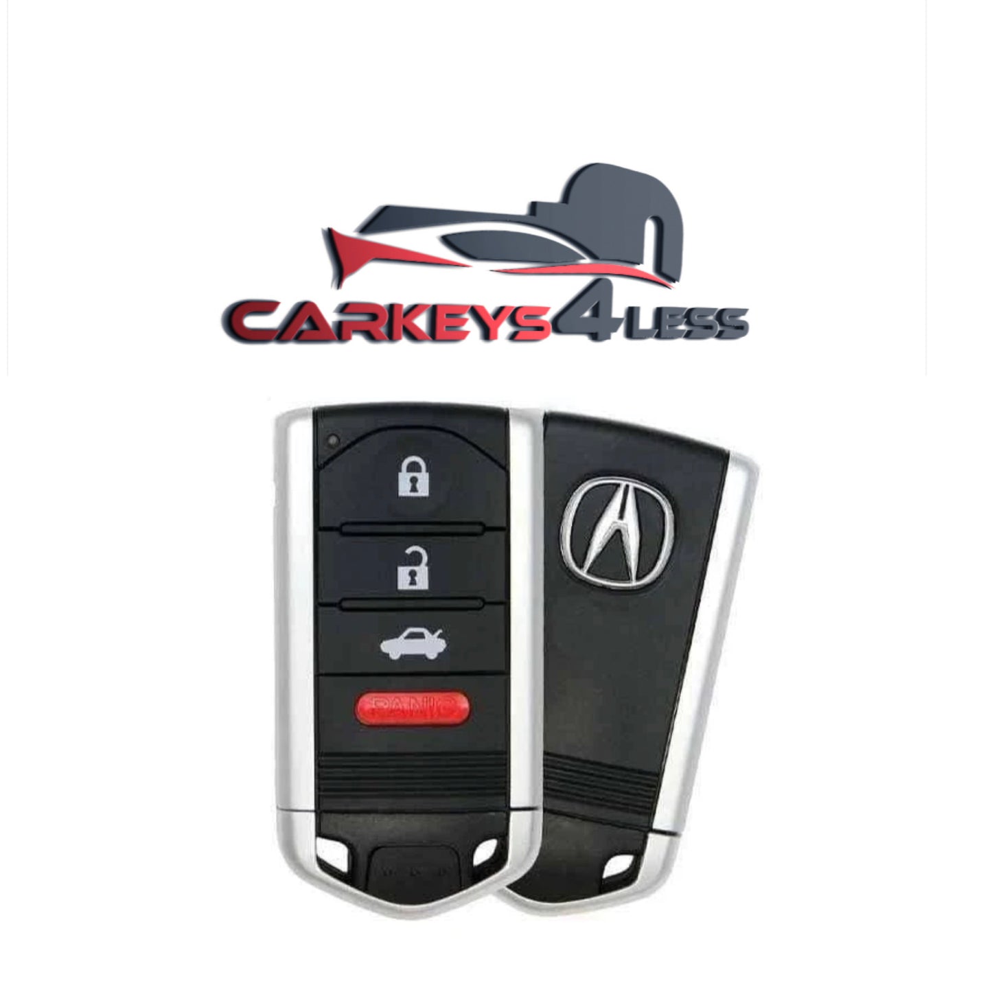 2009-2014 Acura TL / 4-knoppie slimsleutel / PN: 72147-TK4-A81 / M3N5WY8145 (OEM Refurb)