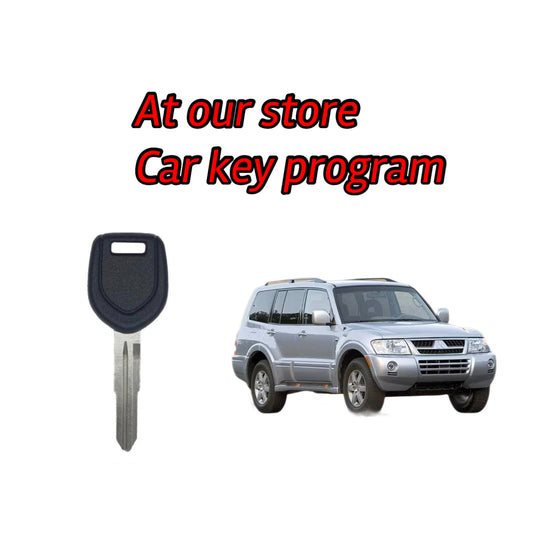 At our store Mitsubishi car key replacement