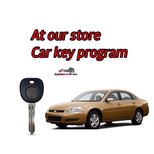 At our store car key replacement for Chevrolet