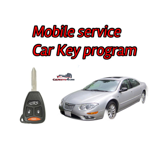 Mobile service for dodge/Chrysler/jeep all keys lost or spare car key replacement