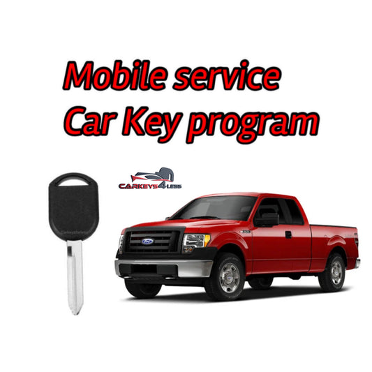 Mobile service car key replacement for ford