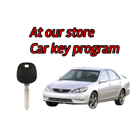 At our store spare car key replacement for toyota/lexus