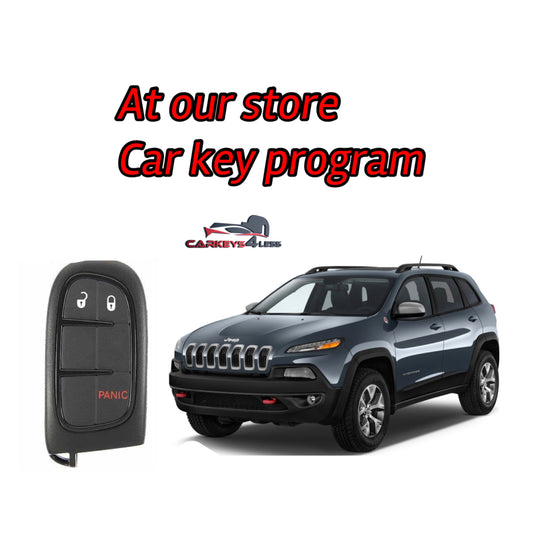 At our store oem refurbished car key replacement for jeep