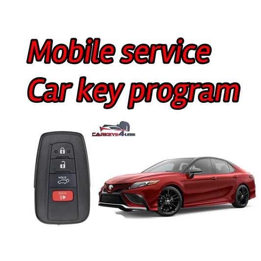 Mobile service for a new oem  toyota car key replacement