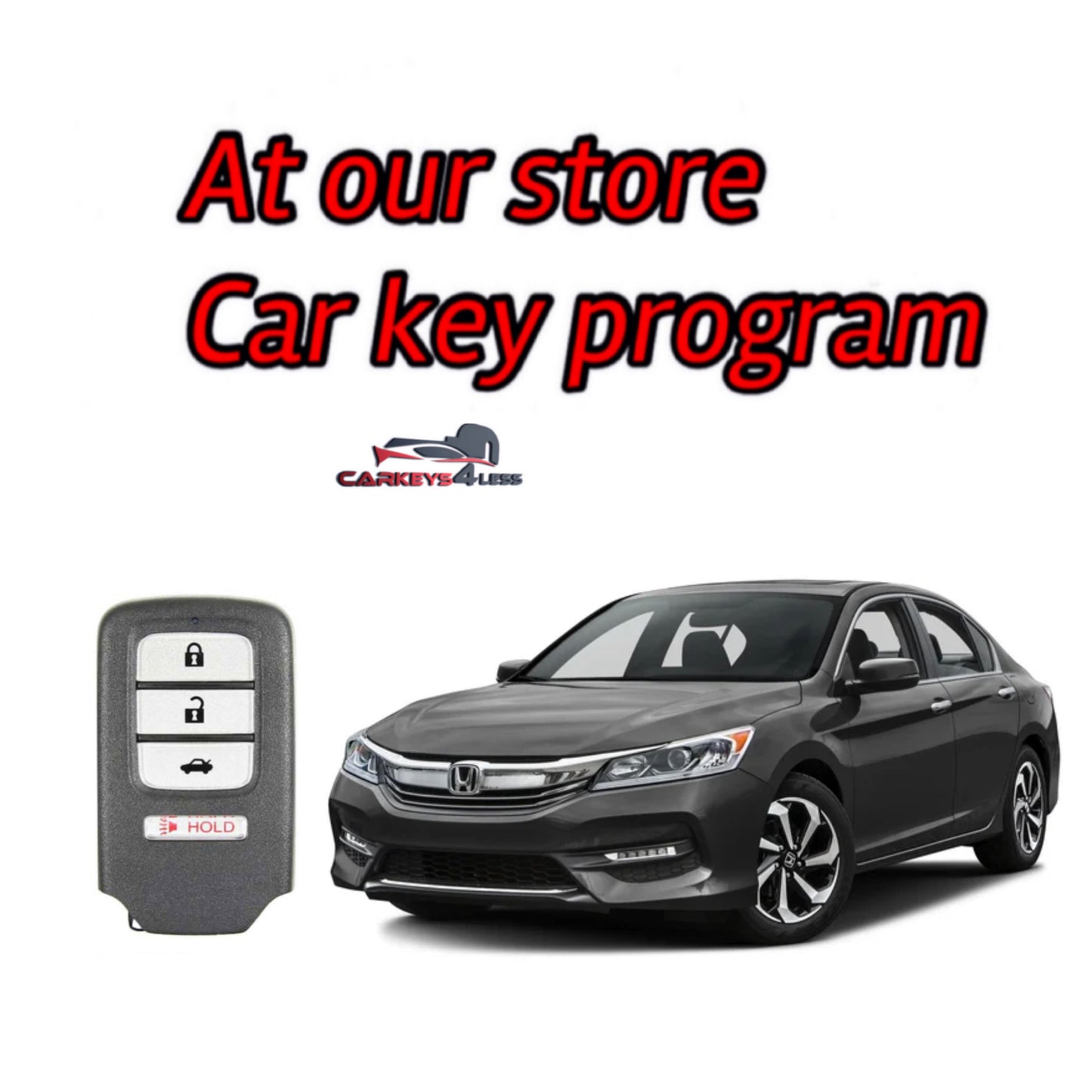 At our store car key replacement for honda