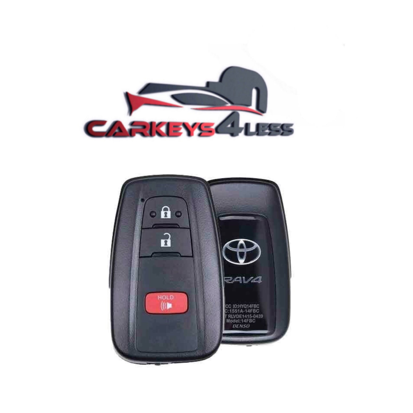 2019-2021 Toyota RAV4 / 4-Button Smart Key / PN: 8990H-42040 / HYQ14FBC (Japan Production) (Hybrid) (OEM)