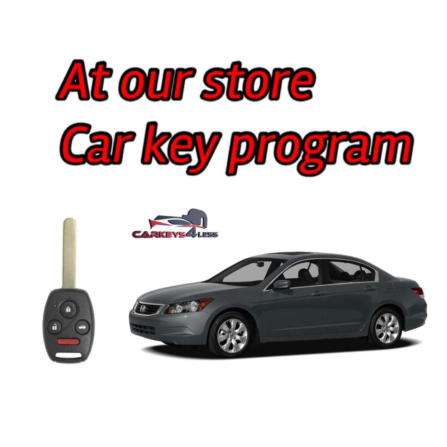 At our store aftermarket remote key replacement and program