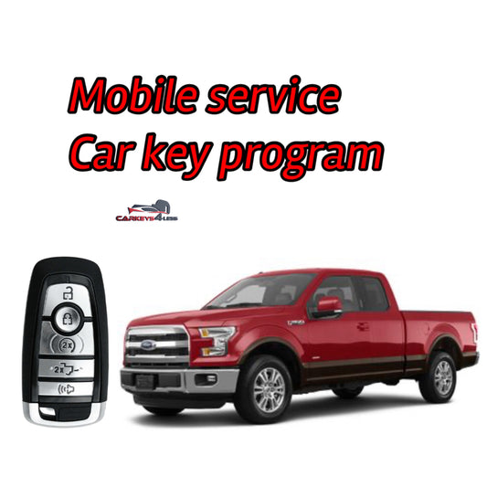 Mobile service for an aftermarket ford smart key replacement