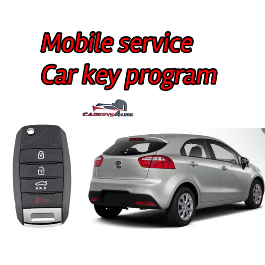 Mobile service for an aftermarket car key replacement for kia