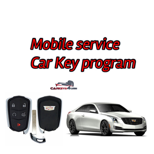 Mobile service for an oem Cadillac car key replacement