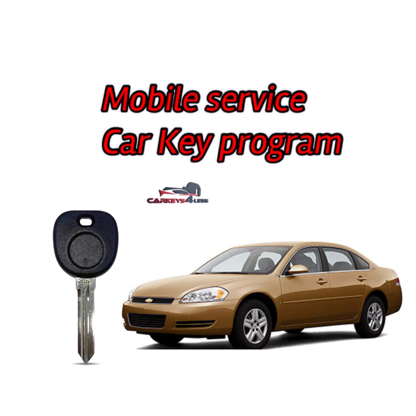 Mobile service for a chevrolet car key replacement
