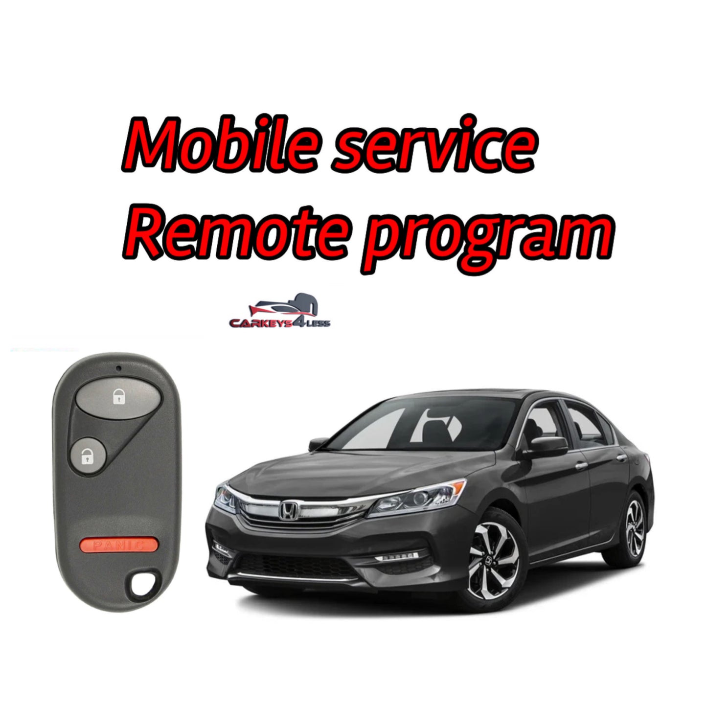 Mobile service for an aftermarket honda remote replacement