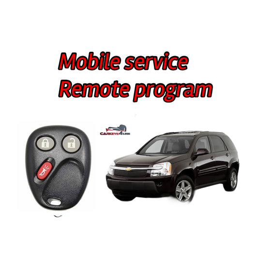 Mobile service for an aftermarket gm remote replacement and program