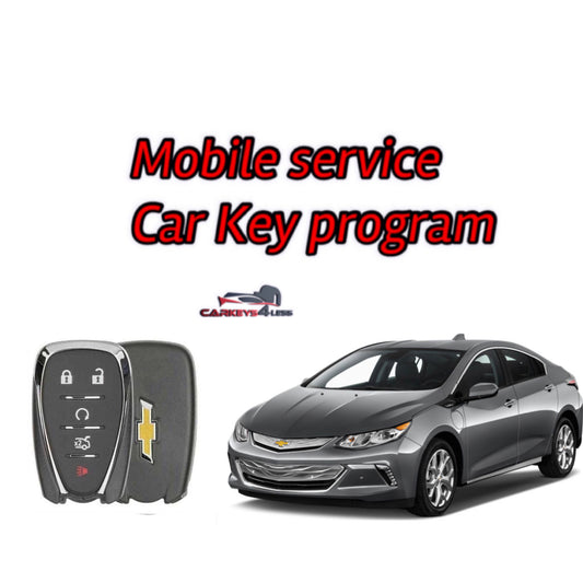 Mobile service for an oem refurbished chevrolet car key replacement