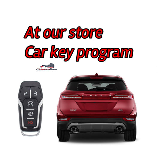 At our store smart key replacement for Lincoln