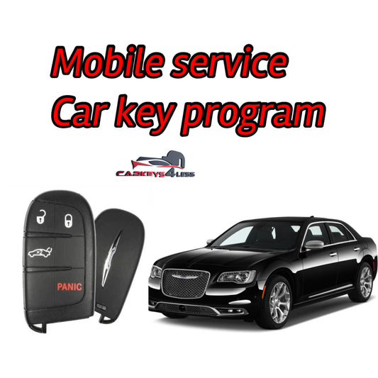 Mobile service for an oem refurbished car key replacement for chrysler