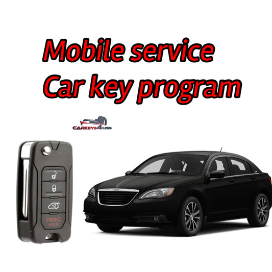 Mobile service for dodge/jeep/Chrysler car key replacement lost or spare