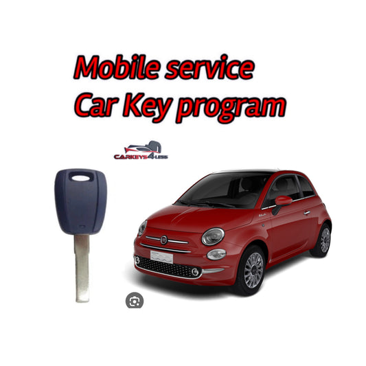 Mobile service for fiat/ram car key replacement