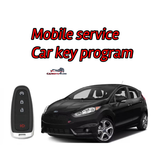 Mobile service for an aftermarket ford smart key replacement